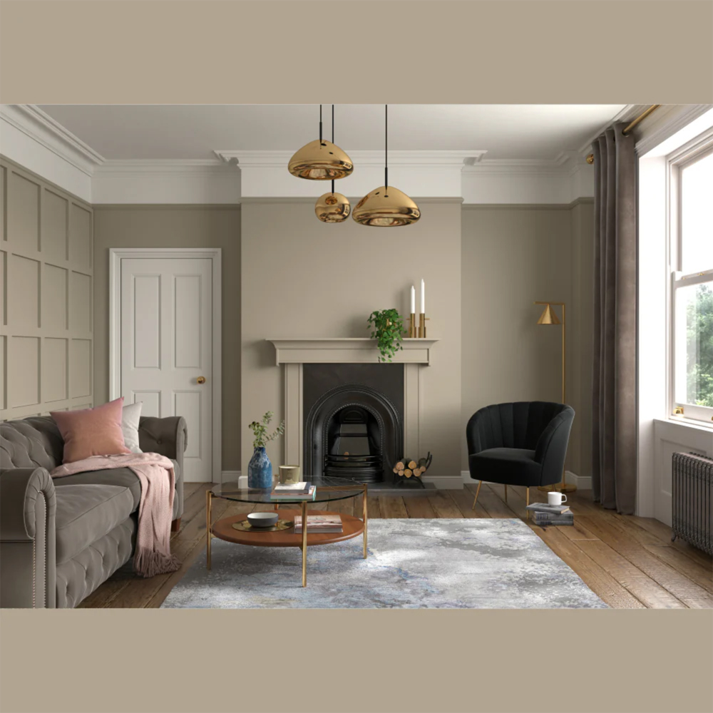Dulux Heritage Walls and Ceilings Setting Stone Velvet Matt Emulsion Paint 1L Image 4