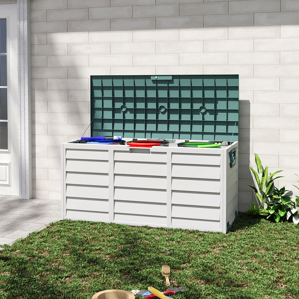Living and Home 290L Green Top Garden Storage Box Image 8