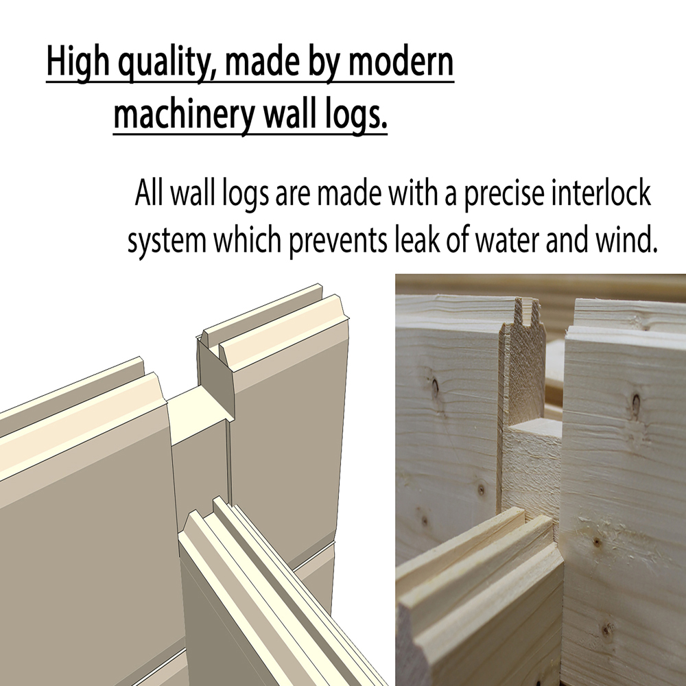 Shire Rita 10 x 14ft Log Cabin Image 4