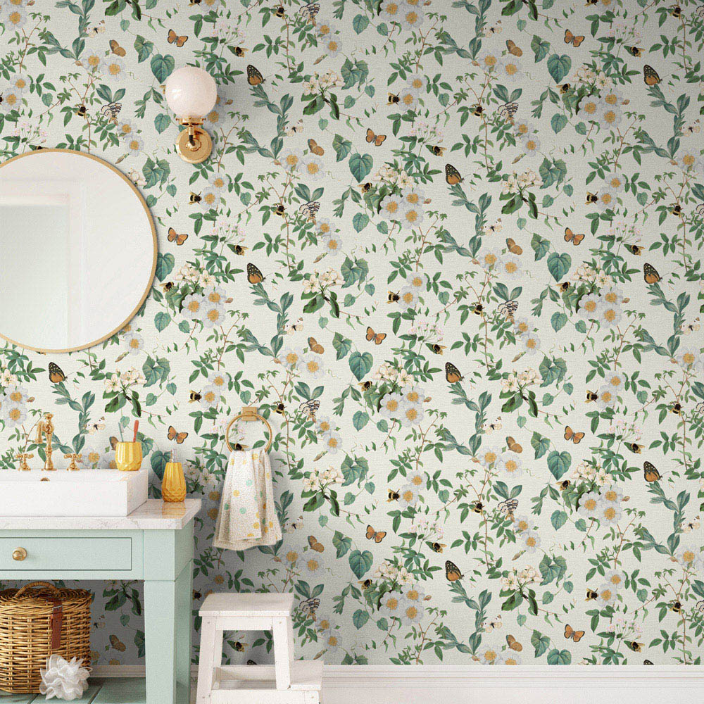 Arthouse Bumblebee Trail Cream Wallpaper Image 6