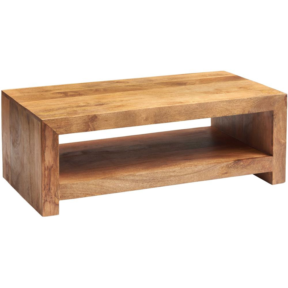 Brooklyn Napoli Toko Single Shelf Light Mango Large Coffee Table Image 2