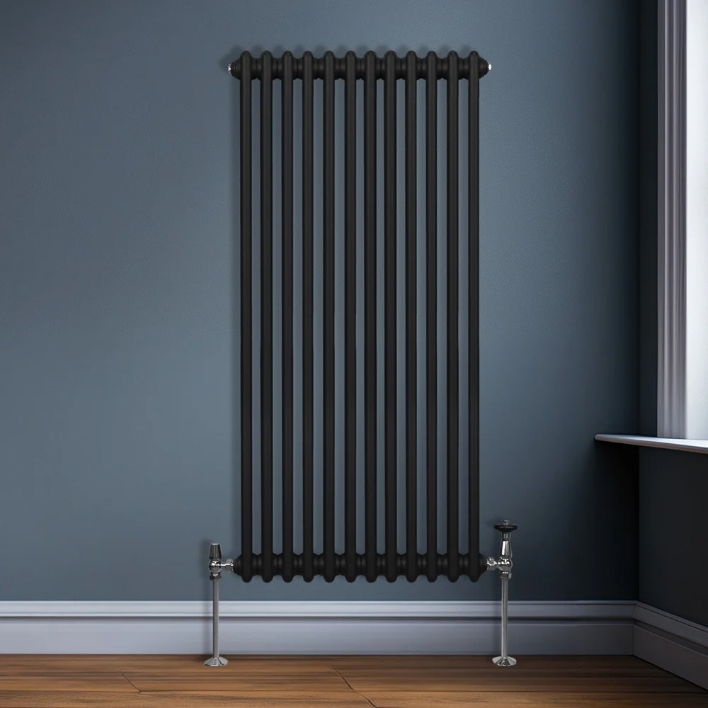 Monster Shop 5582 BTU Black Traditional 2 Column Radiator 1500 x 562mm Image 2