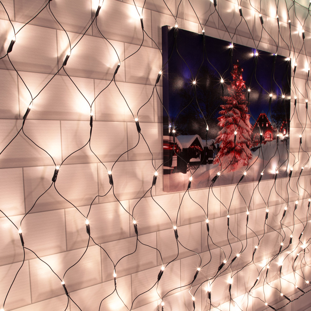 The Christmas Workshop 108 White LED Net Static Light Image 4