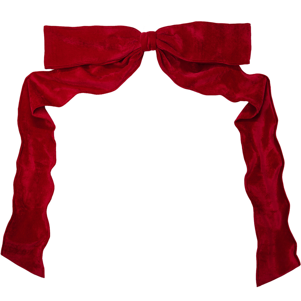 Giant Door Bow Red Image 3