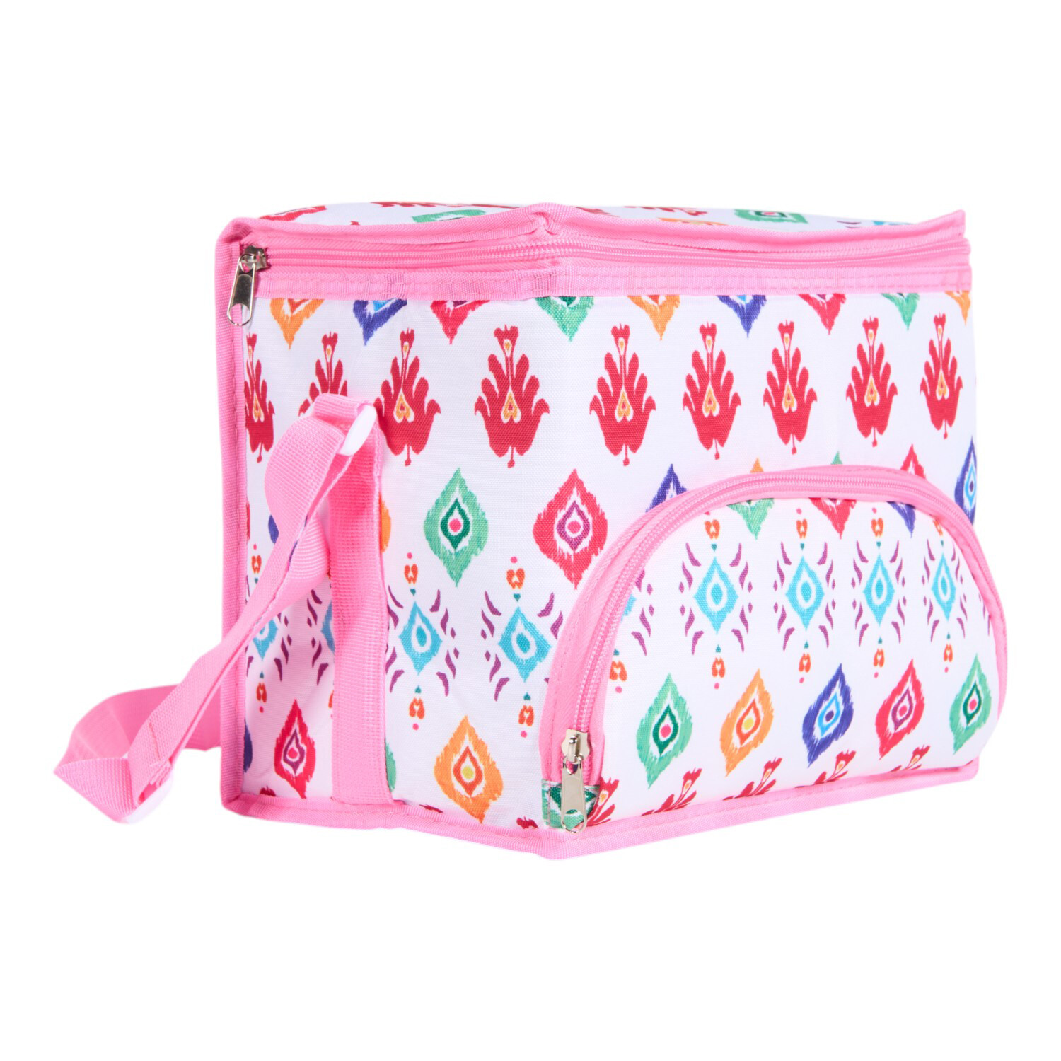 Sahara Brights Picnic Bag - Pink and White Image 4