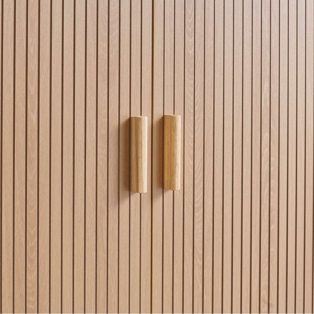 Birlea Axel 2 Door Single Drawer Fluted Wardrobe Image 6