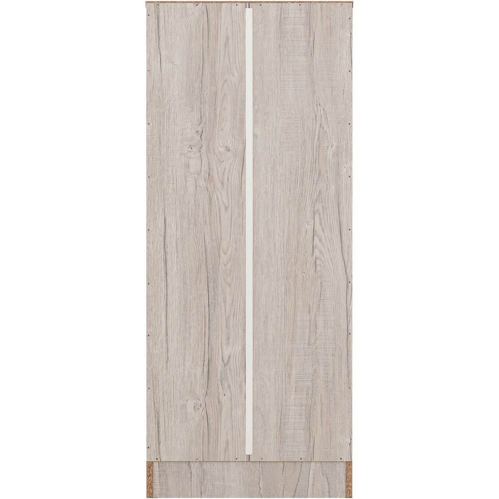 Seconique Malvern 5 Drawer Urban Snow Narrow Chest of Drawers Image 6