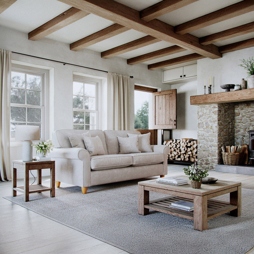 Sinatra 2 Seater Medium Glory Pearl Sofa Image 3