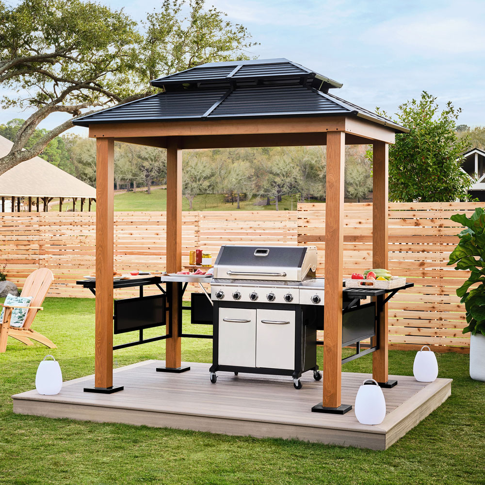 Sojag Maui Brown BBQ Shelter Image 3