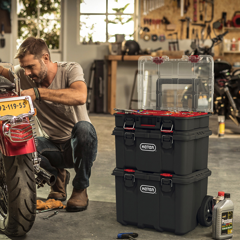 Keter Stack n Roll Tool Storage System Image 2