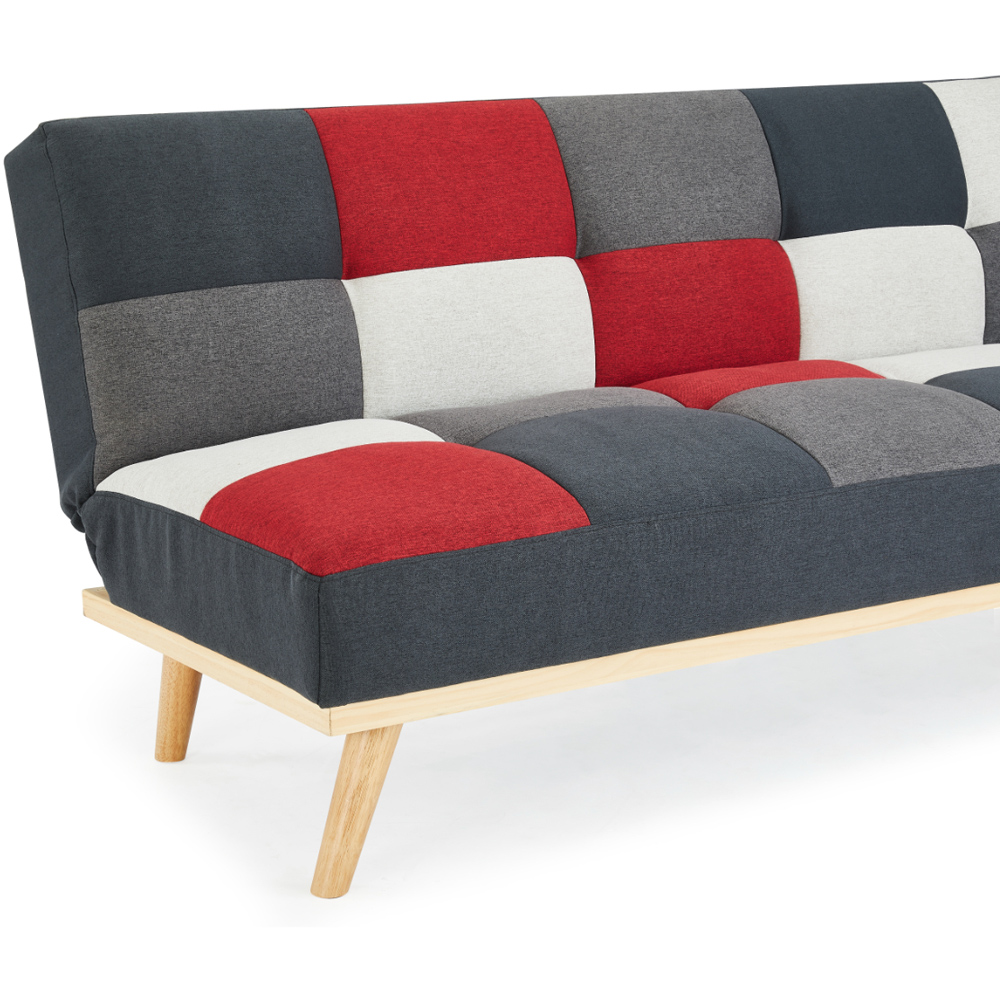 Home Detail Paddock 2 Seater Patchwork Sofa Bed Image 5