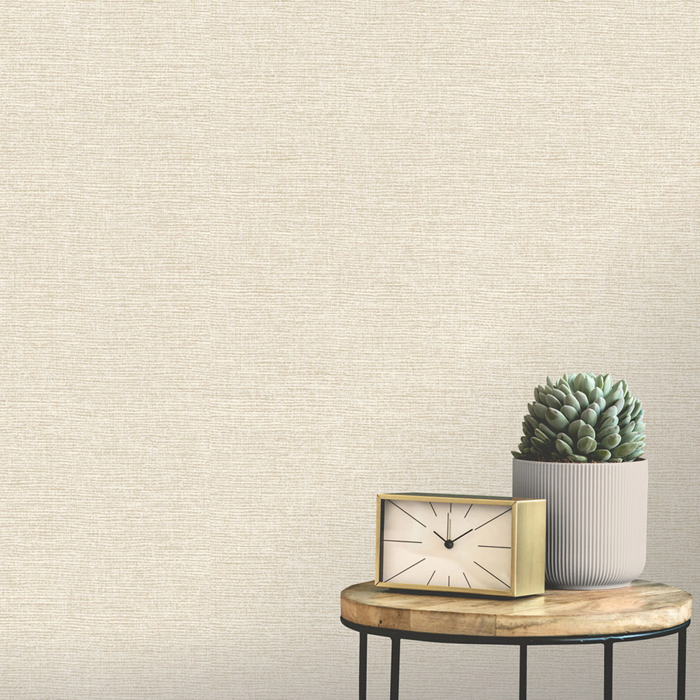 Rasch Sumatra Linen Natural Wallpaper Image 4