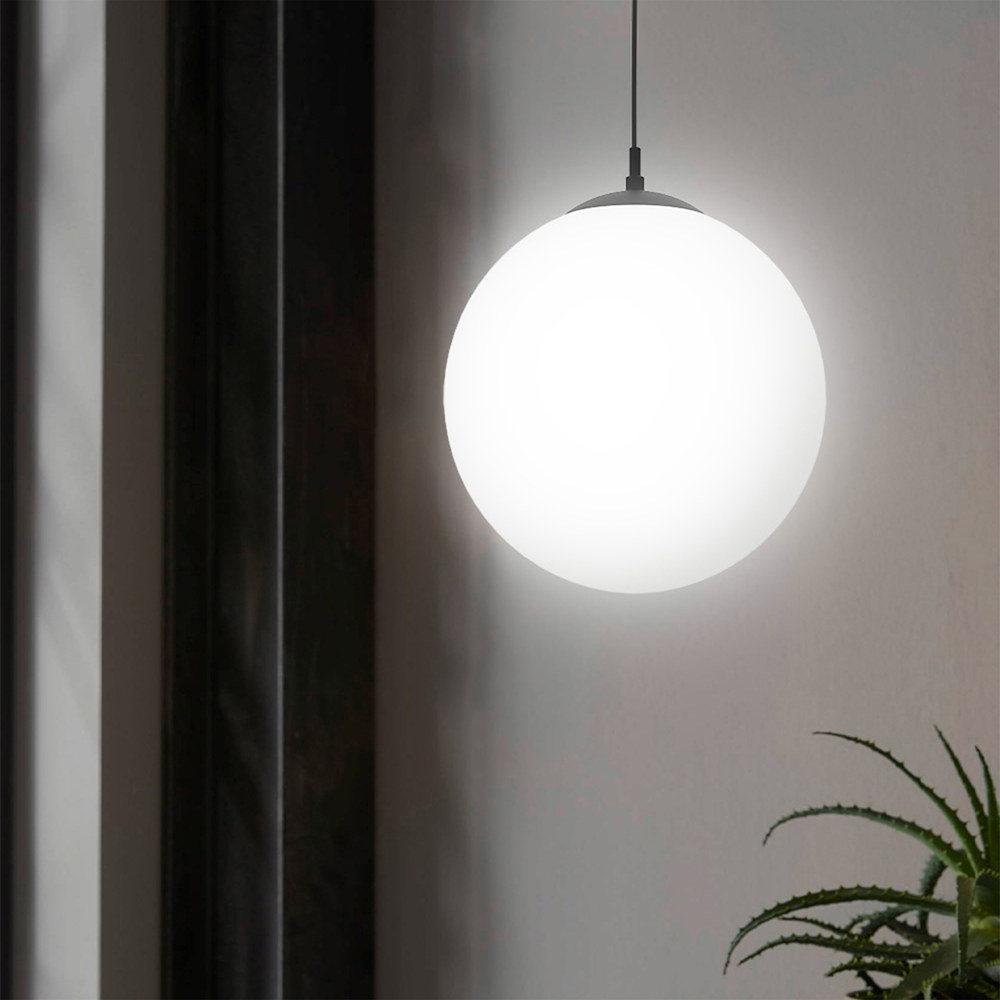 EGLO Rondo 3 Opal Glass Pendant Image 2