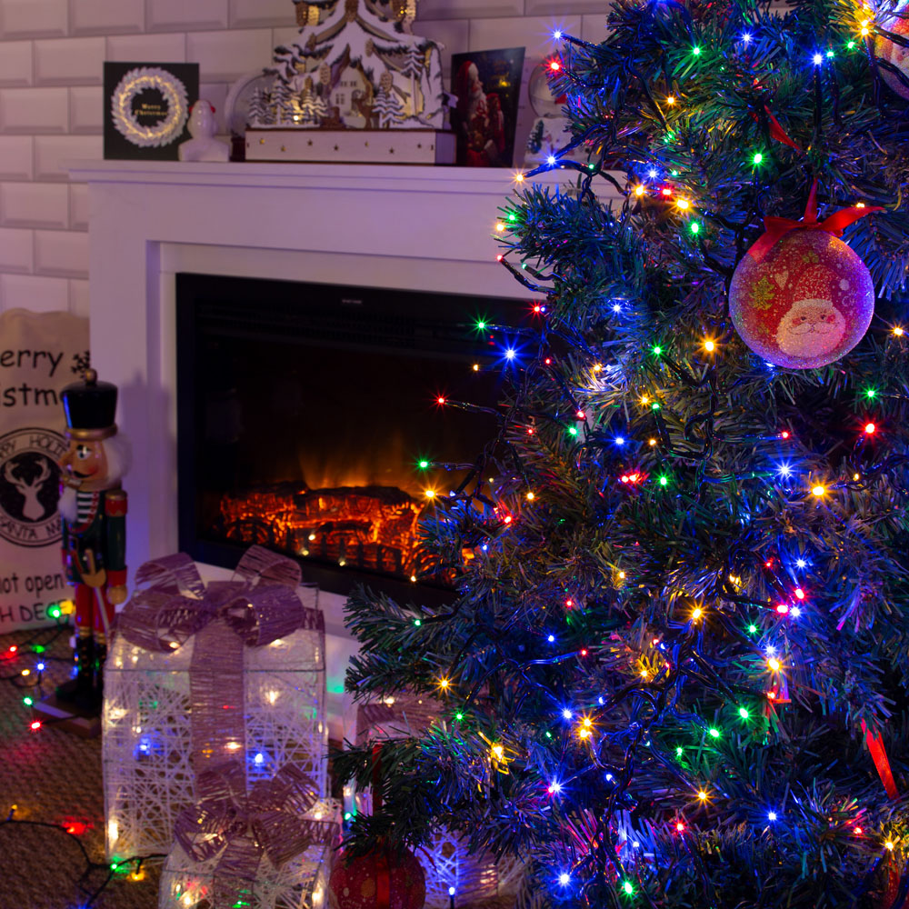 The Christmas Workshop 960 Multicolour LED Cluster String Light Image 4