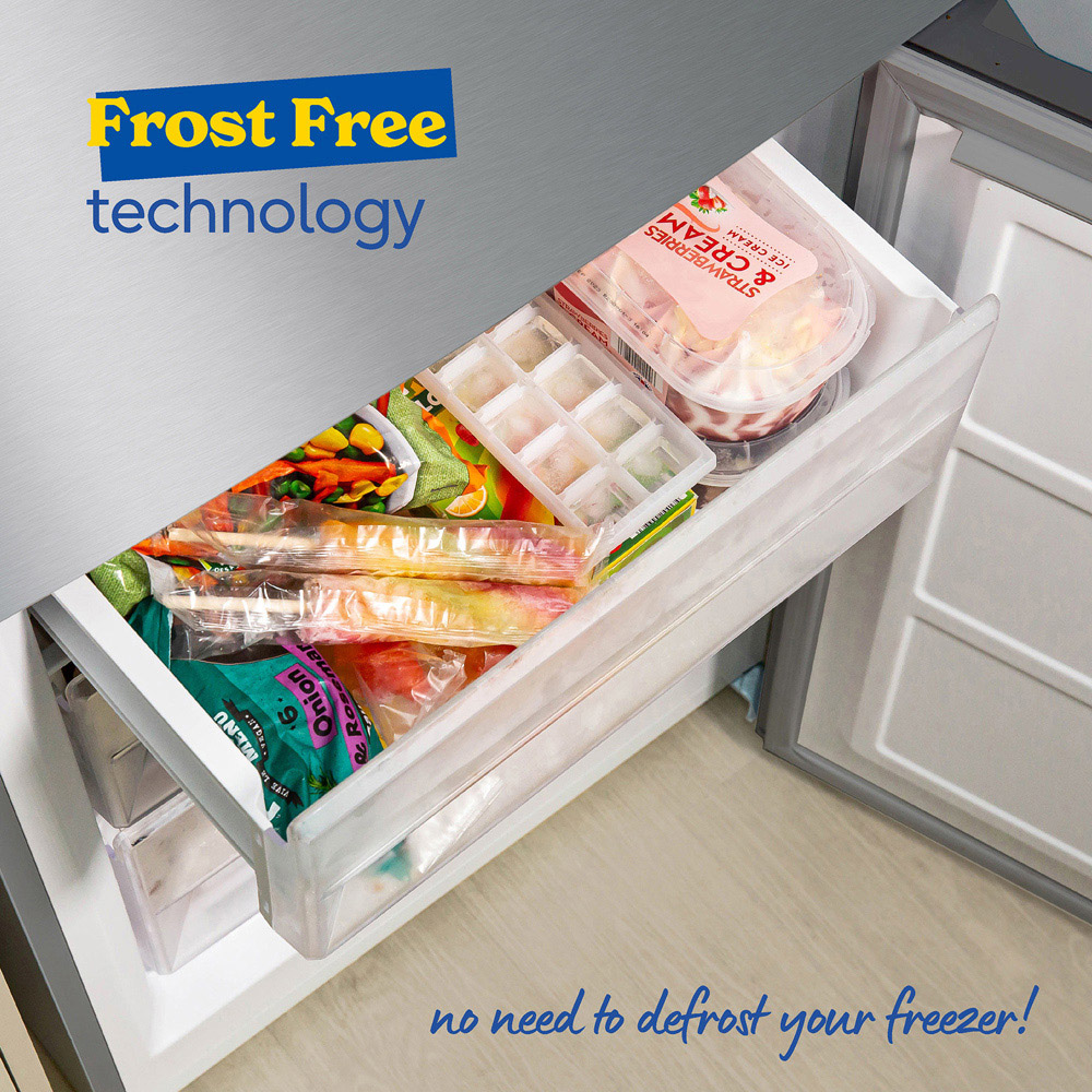 Russell Hobbs RH186FFFF60SS/01 Stainless Steel 60/40 Split Frost Free 293L Fridge Freezer Image 7