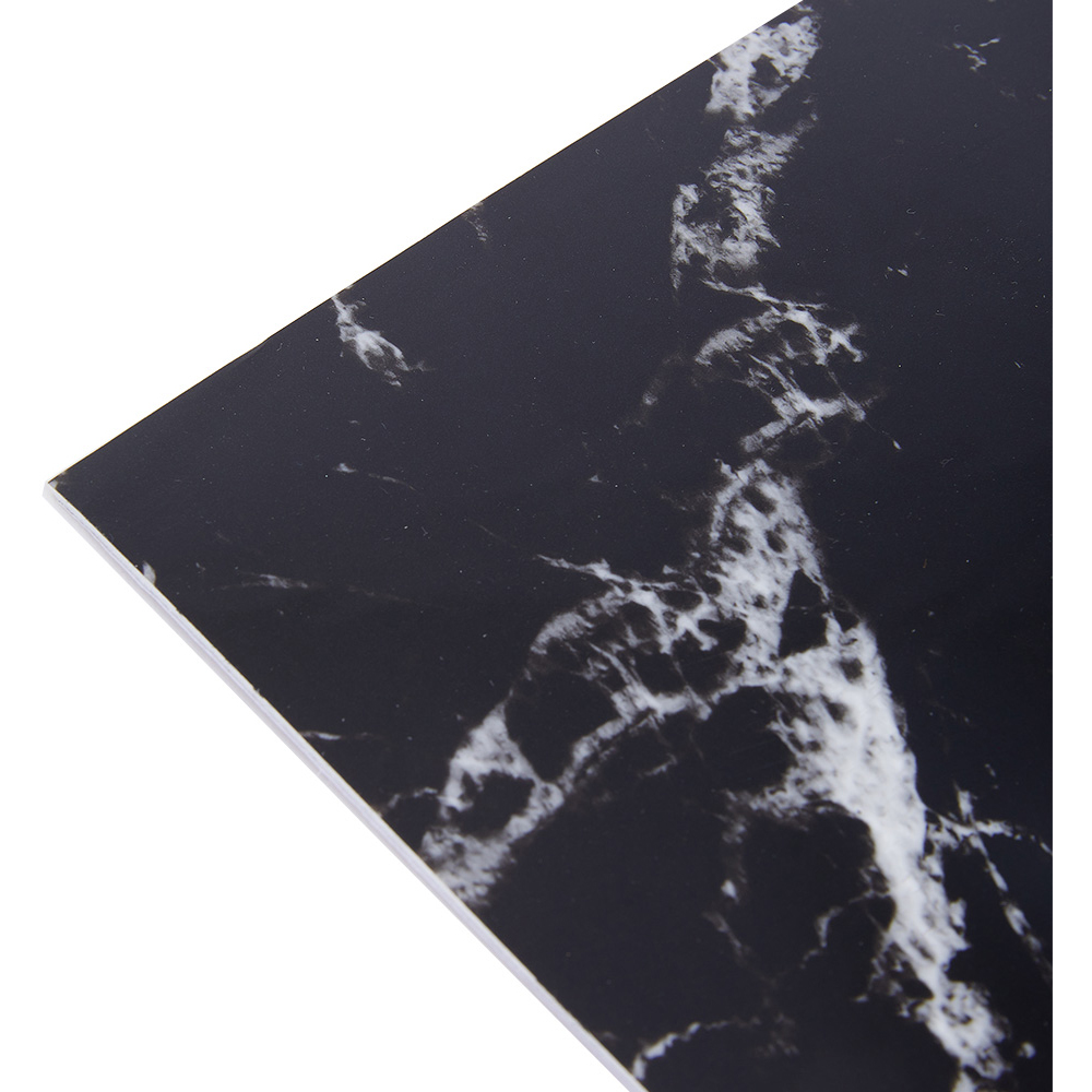 Living and Home Marble Patterned Neutral Grey PVC Self Adhesive Wall Sticker 10 Pack Image 7