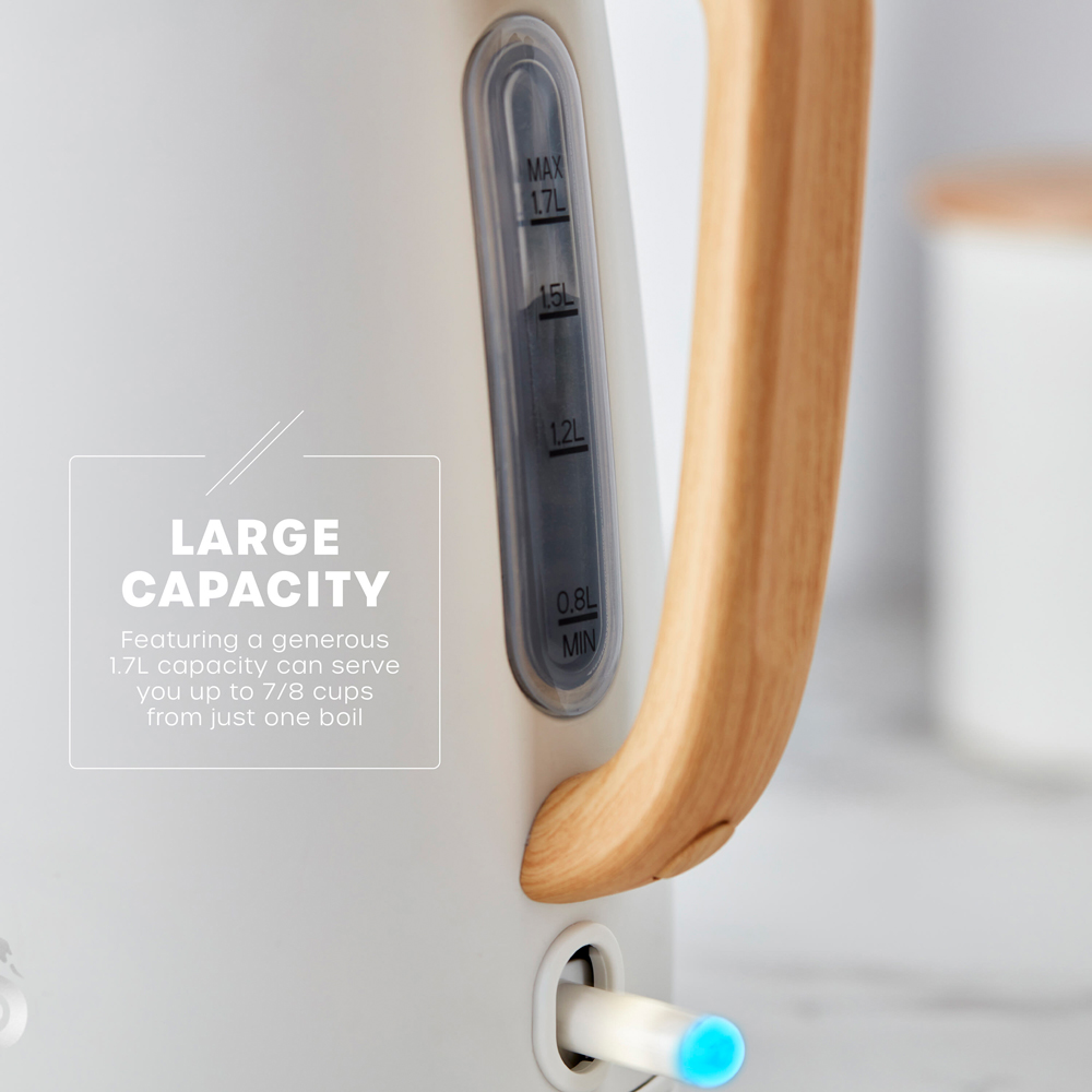 Swan Fjord EEJB338 White 800W 2 Slice Toaster and 1.7L Jug Kettle Set Image 4