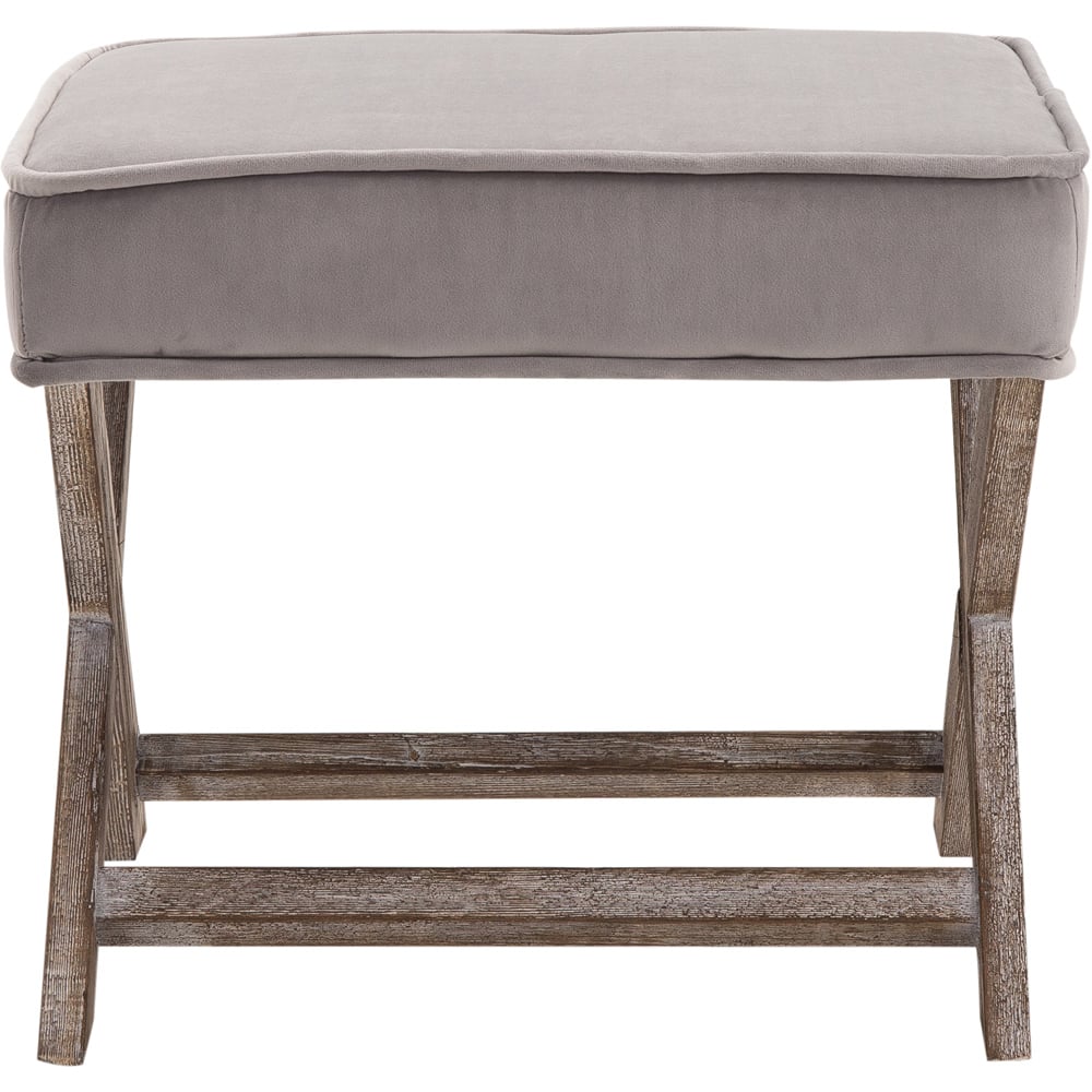 Portland Grey Vintage Footstool Image 6