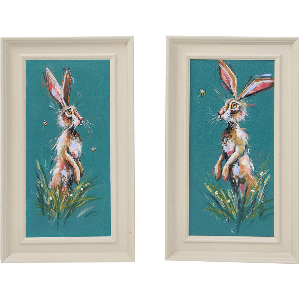 Barley and Rye Rabbit Framed Print Image 2