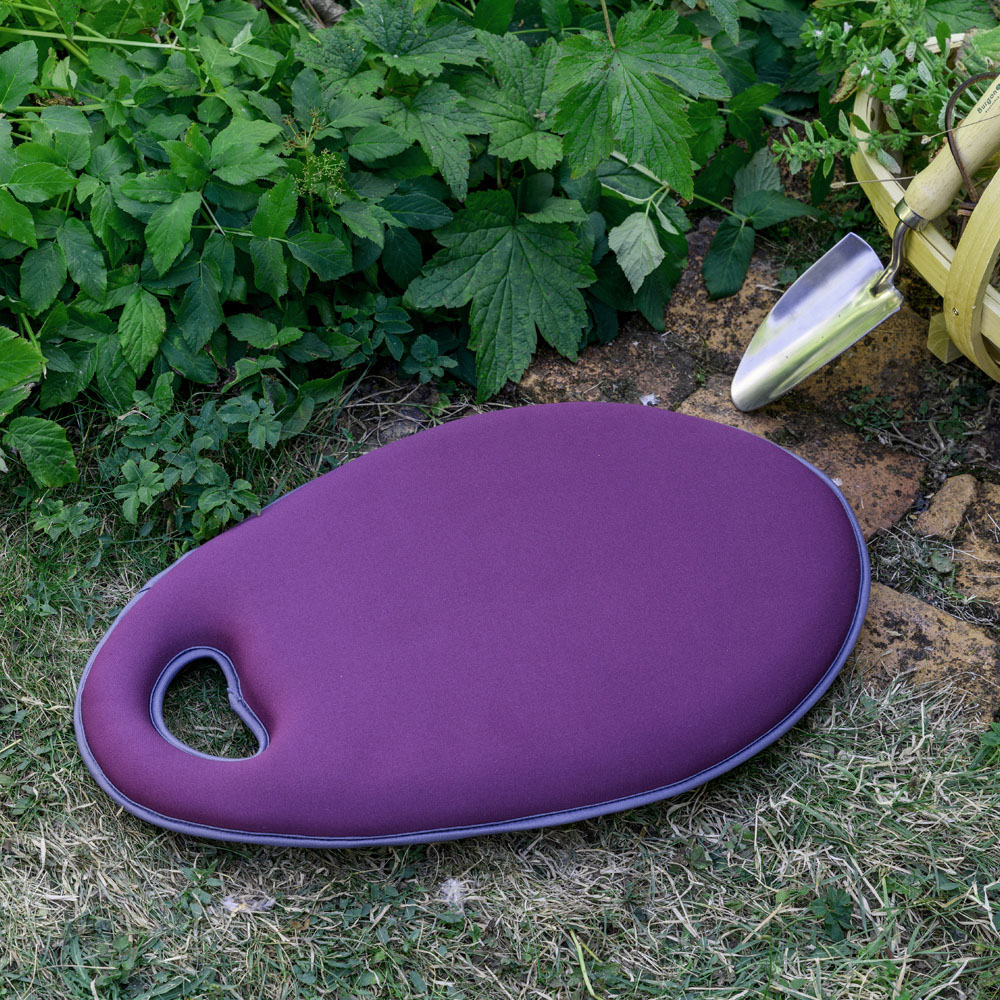 Burgon and Ball Kneelo Plum Memory Foam Garden Kneeler Image 2
