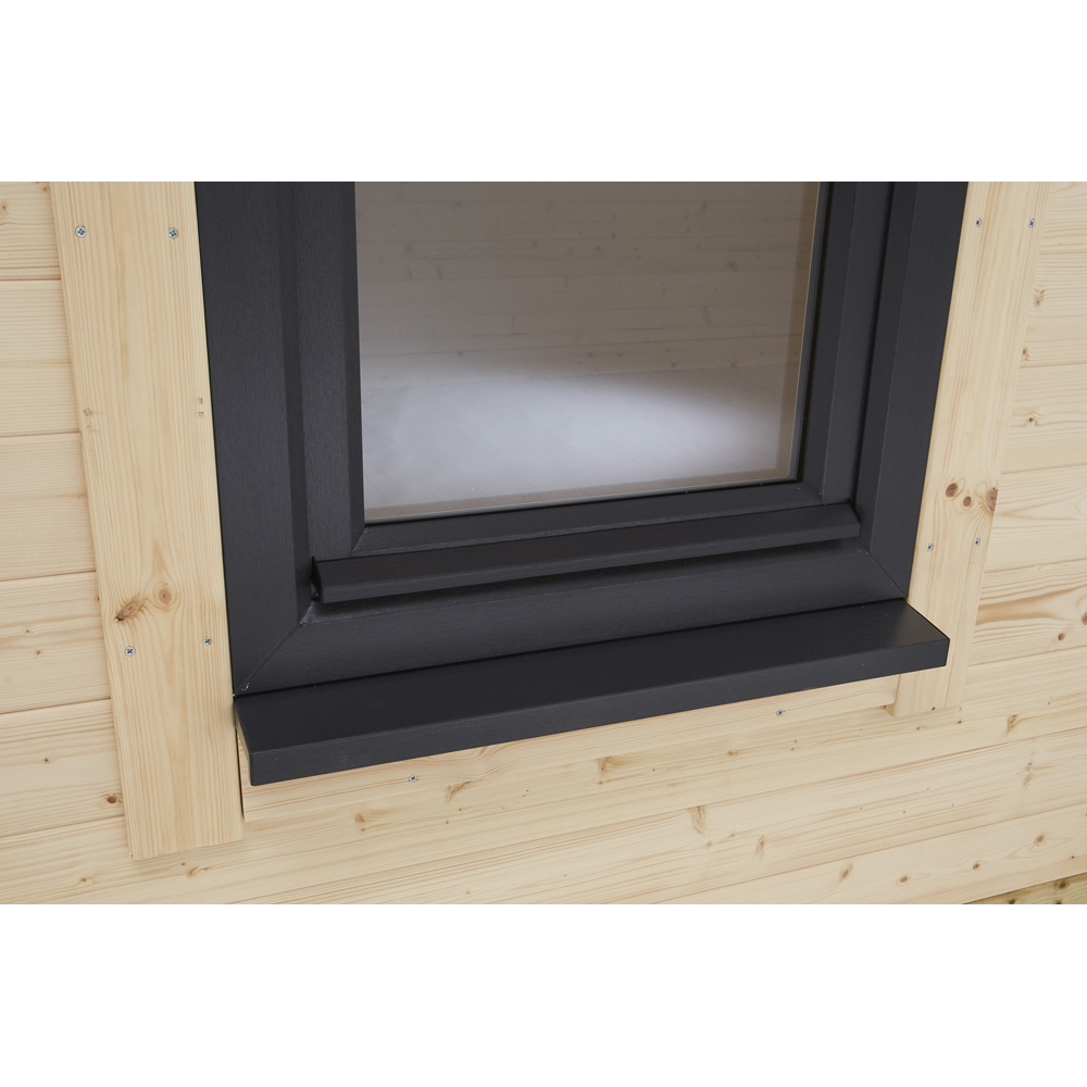 Power Sheds 10 x 12ft Centre Double Door Chalet Log Cabin Image 8