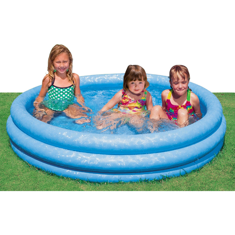3 Ring Inflatable Pool Blue Image 2