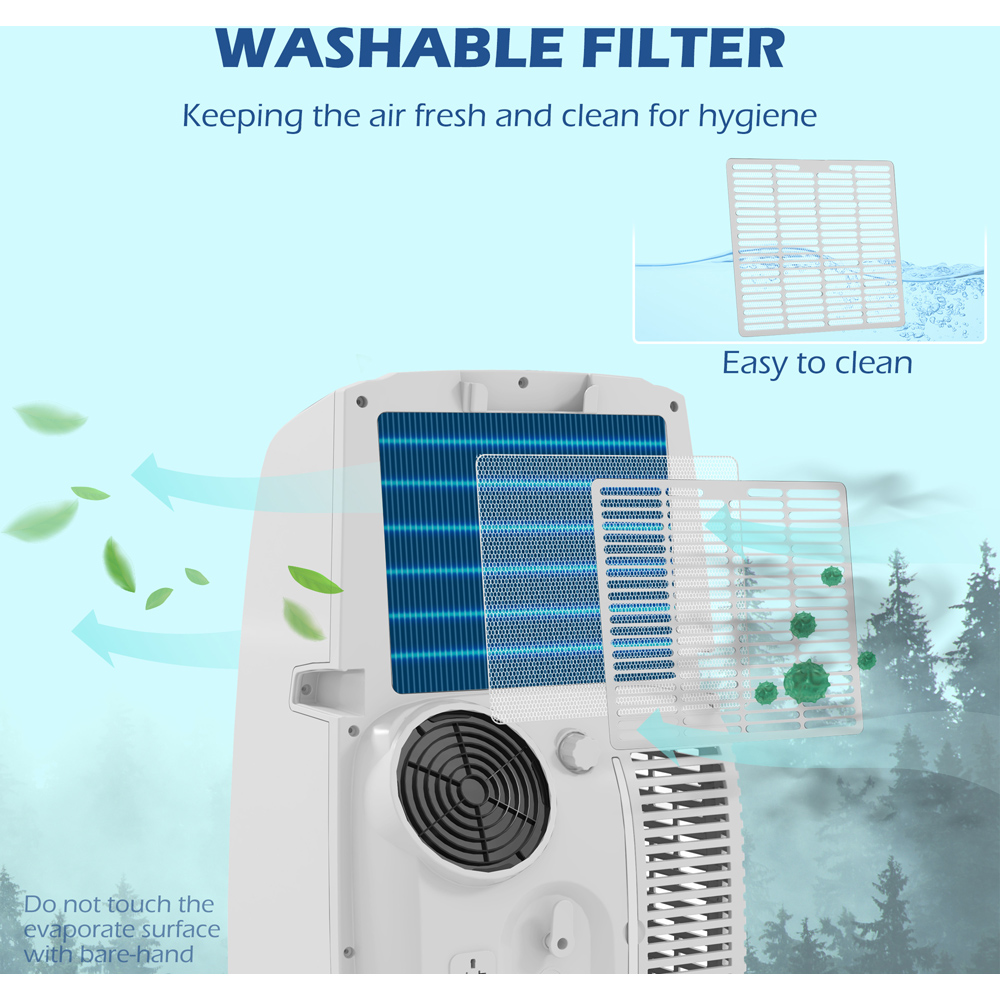 HOMCOM White 12000BTU 4 in 1 Air Conditioner Image 7