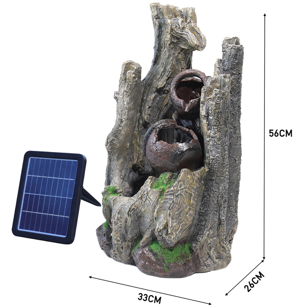 Living and Home Rural Style Solar Powered Garden Water Feature Image 8