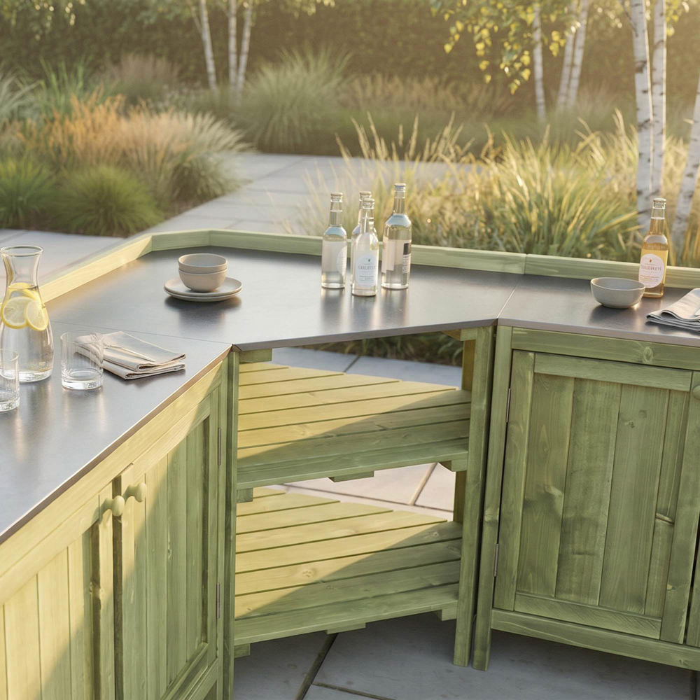 Mercia Trent Wooden Outdoor Kitchen Image 4