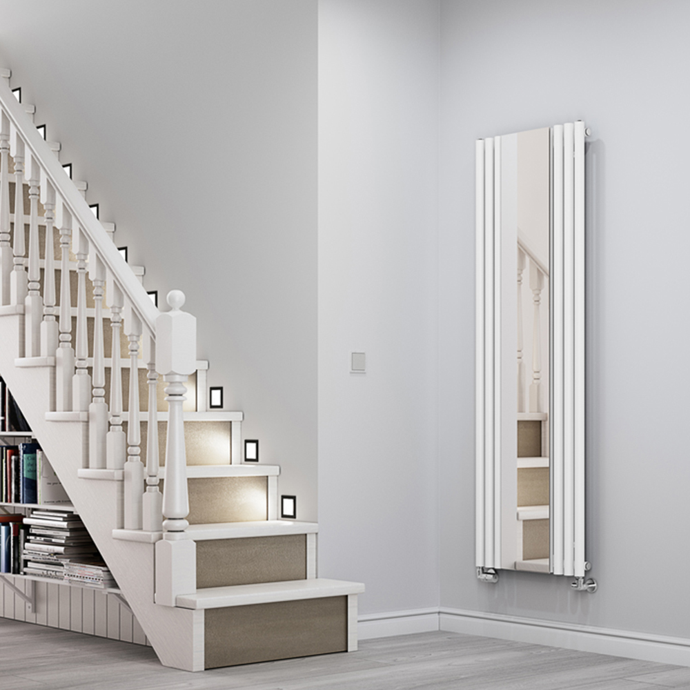 Terma Rolo Mirror 2854 BTU White Radiator 1800 x 590mm Image 6
