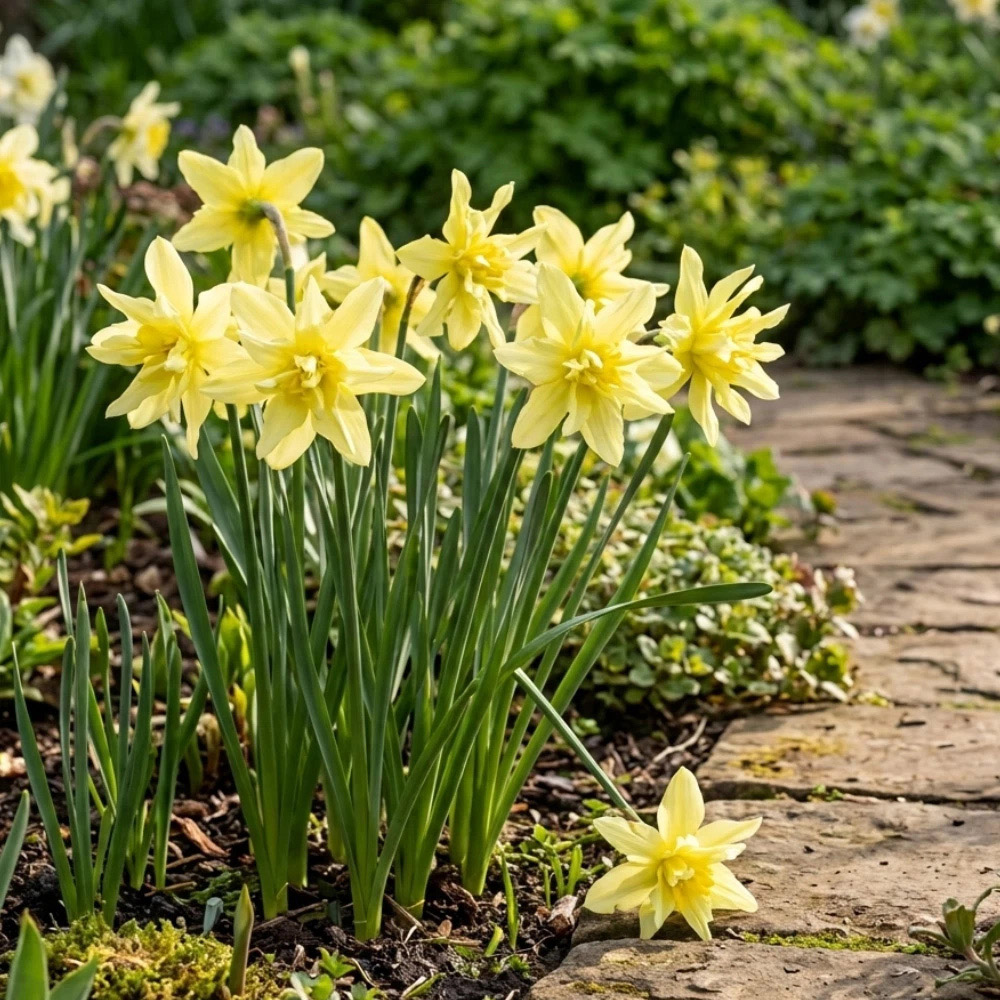 Thompson and Morgan Narcissus Viridi Double Autumn Planting Bulb 32 Pack Image 2