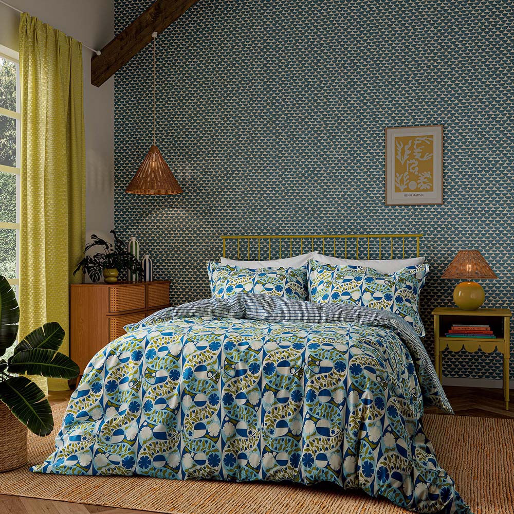 Scion Twist and Turn King Size Indigo Duvet Set Image 6