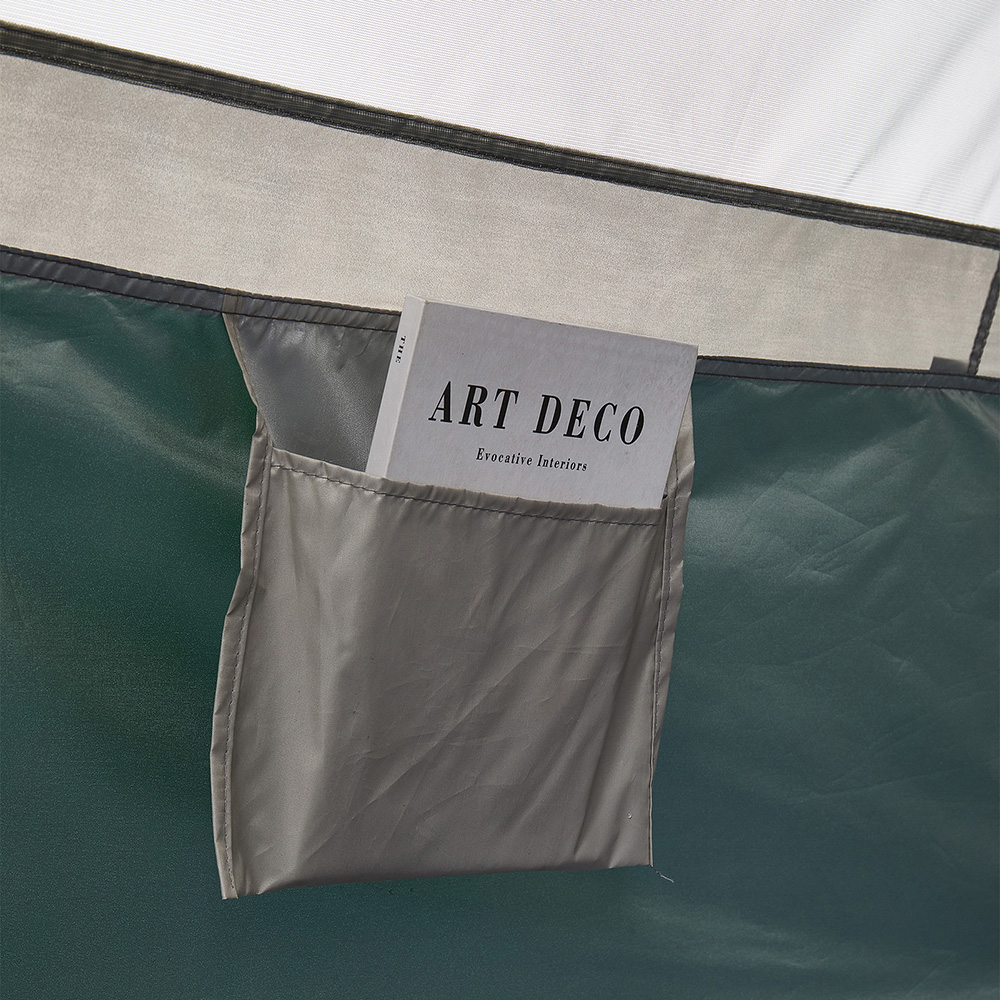 Living and Home UV Resistant Pop Up Camping Tent with Mesh Windows Image 2