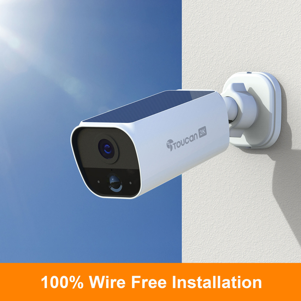 Toucan S5 Solar Powered Wireless Security Camera with 2K QHD Video Image 4