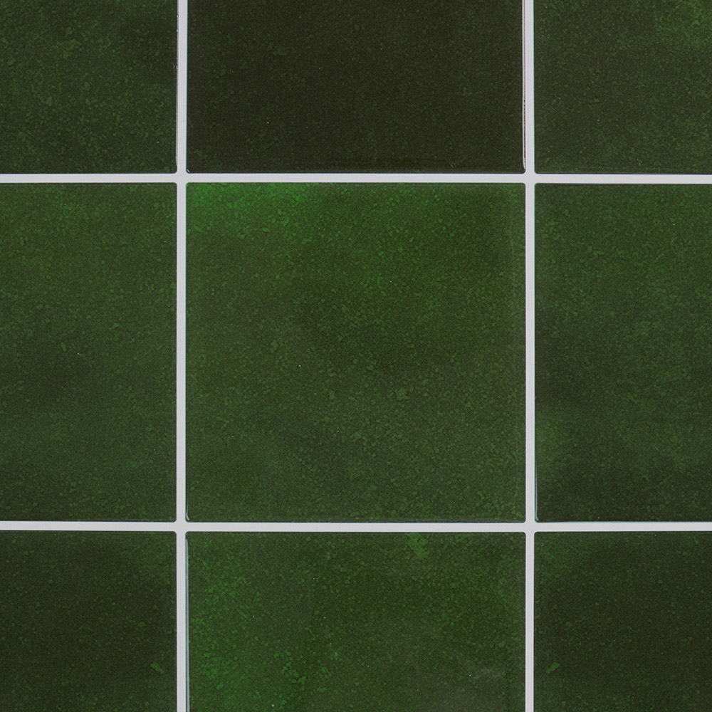 Living and Home 9 Grid Dark Green Peel and Stick Wall Tile Sticker 10 Pack Image 5
