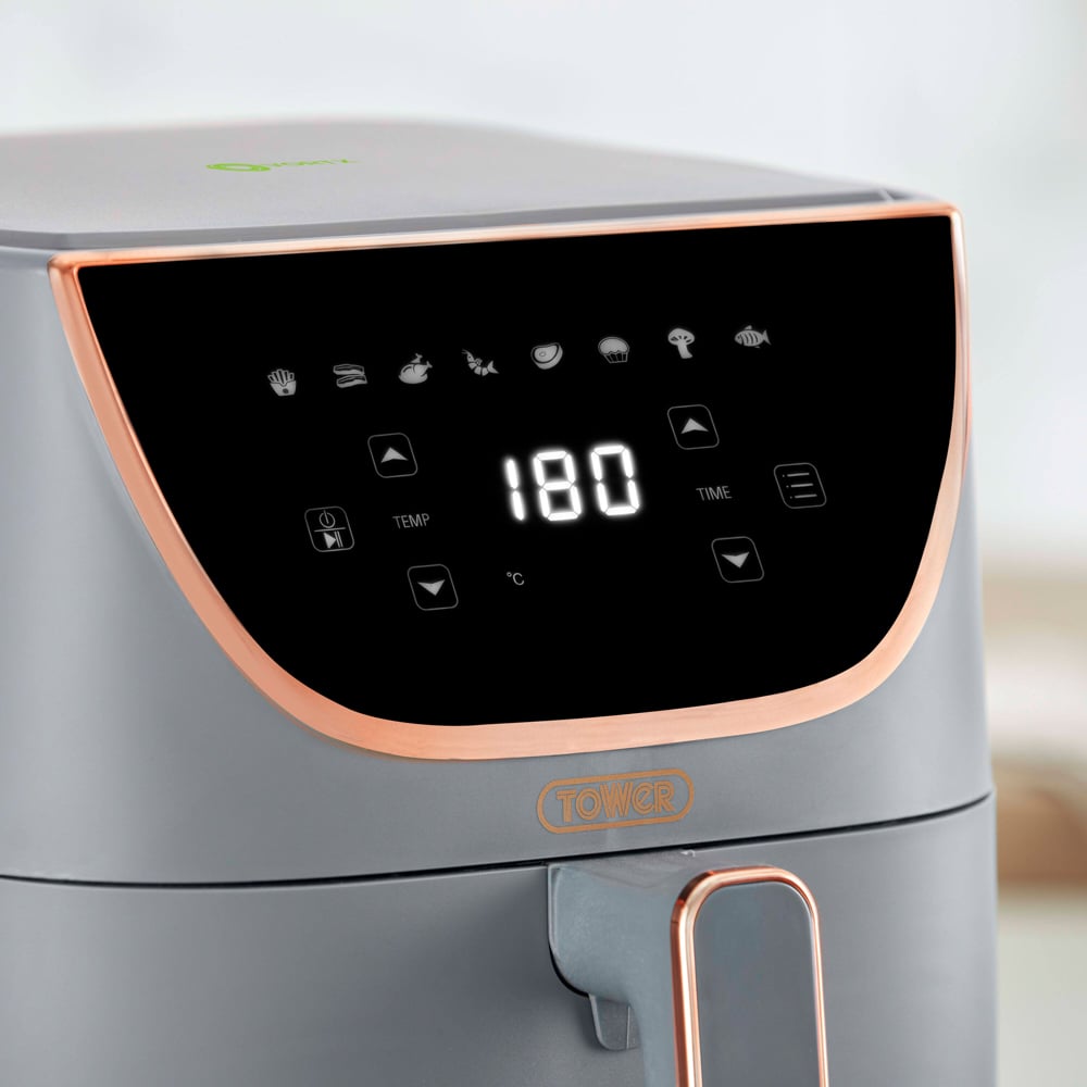 Tower Cavaletto EEJB219 Grey 4 Slice Toaster 1.7L Kettle and 6L Vortx Air Fryer Bundle Image 5