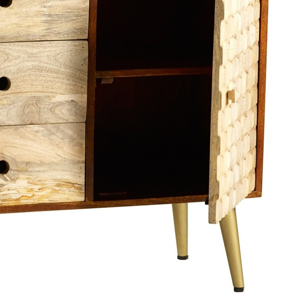 Brooklyn Cotati 2 Door 3 Drawer Large Sideboard Image 5