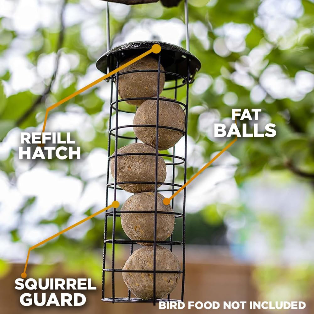 Marco Paul Premium Hammertone Bird Fat Ball Feeder Image 5