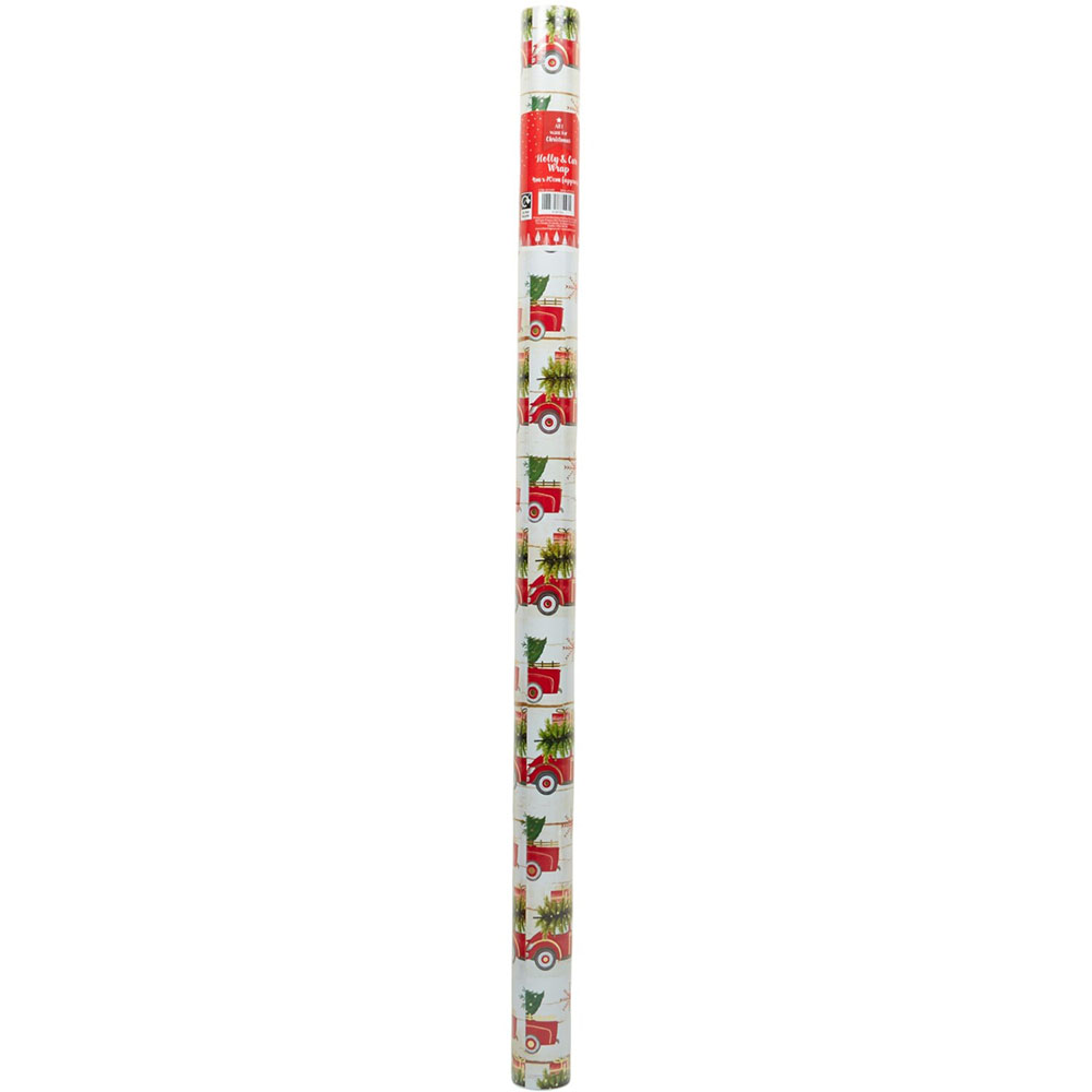 Holly or Car Gift Wrap Image 5