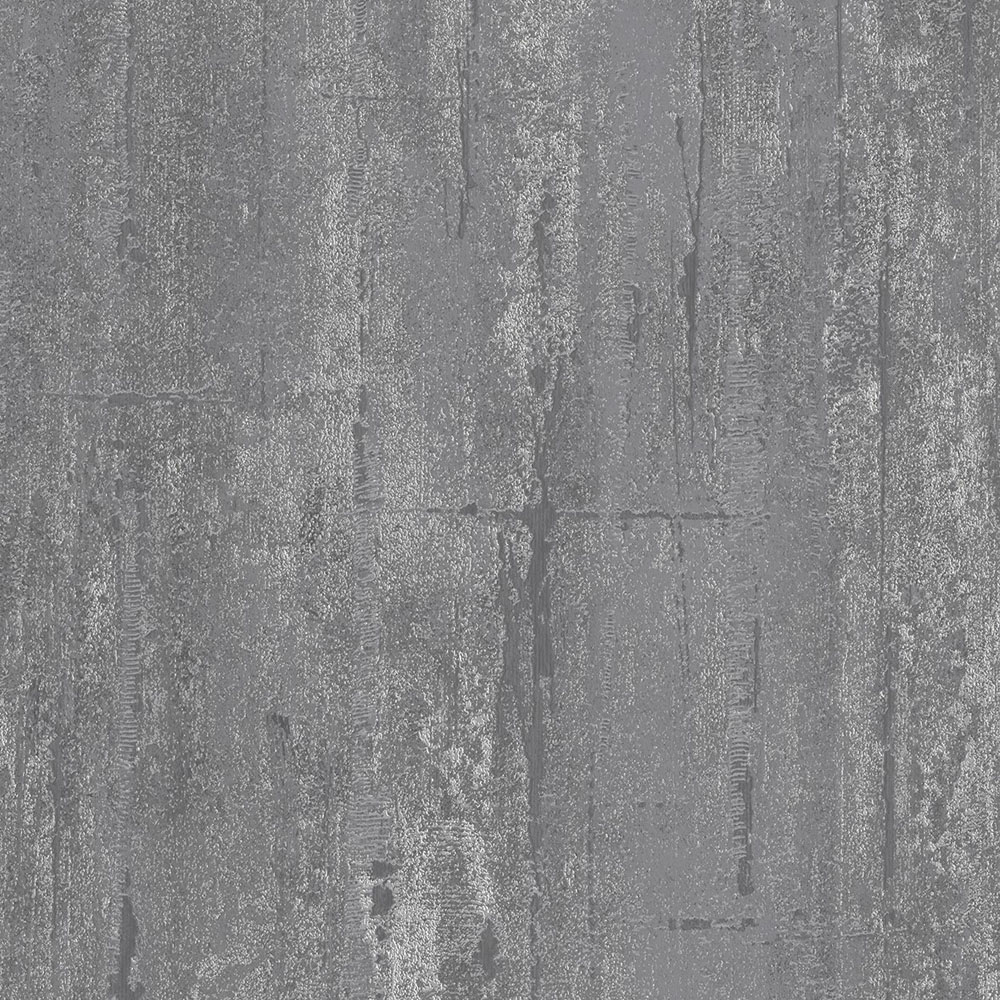 Grandeco Cave Distressed Plaster Blown Vinyl Textured Charcoal Grey Wallpaper Image 3