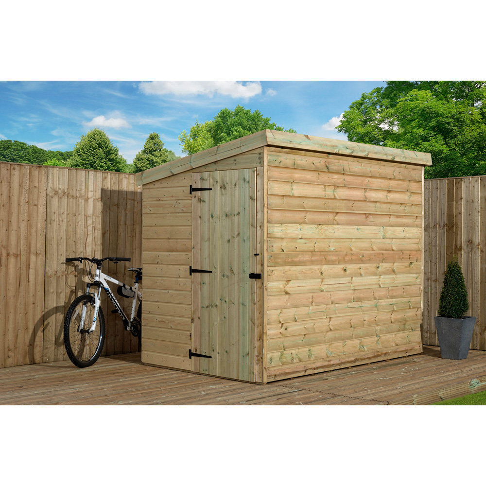 Empire Sheds 2000 6 x 6ft Tongue and Groove Pent Garden Shed Image 2