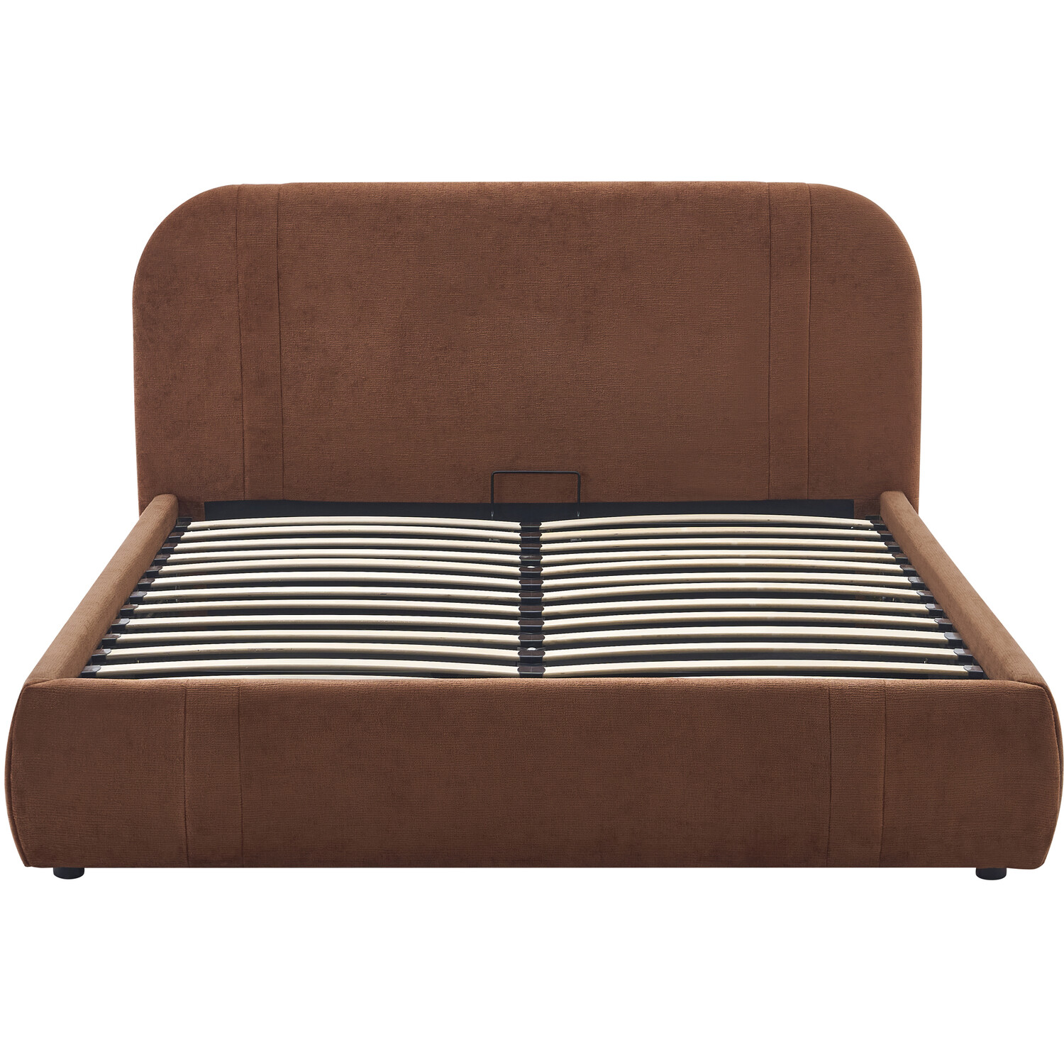 Rhea Ottoman Bed Brown Double Image 12