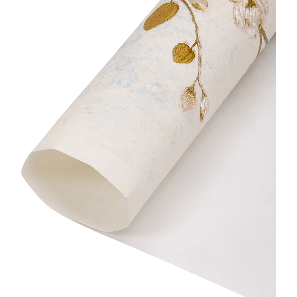 Living and Home Flower Pattern 3D Embossed Non-Woven Wallpaper Roll 950 x 53cm Image 4