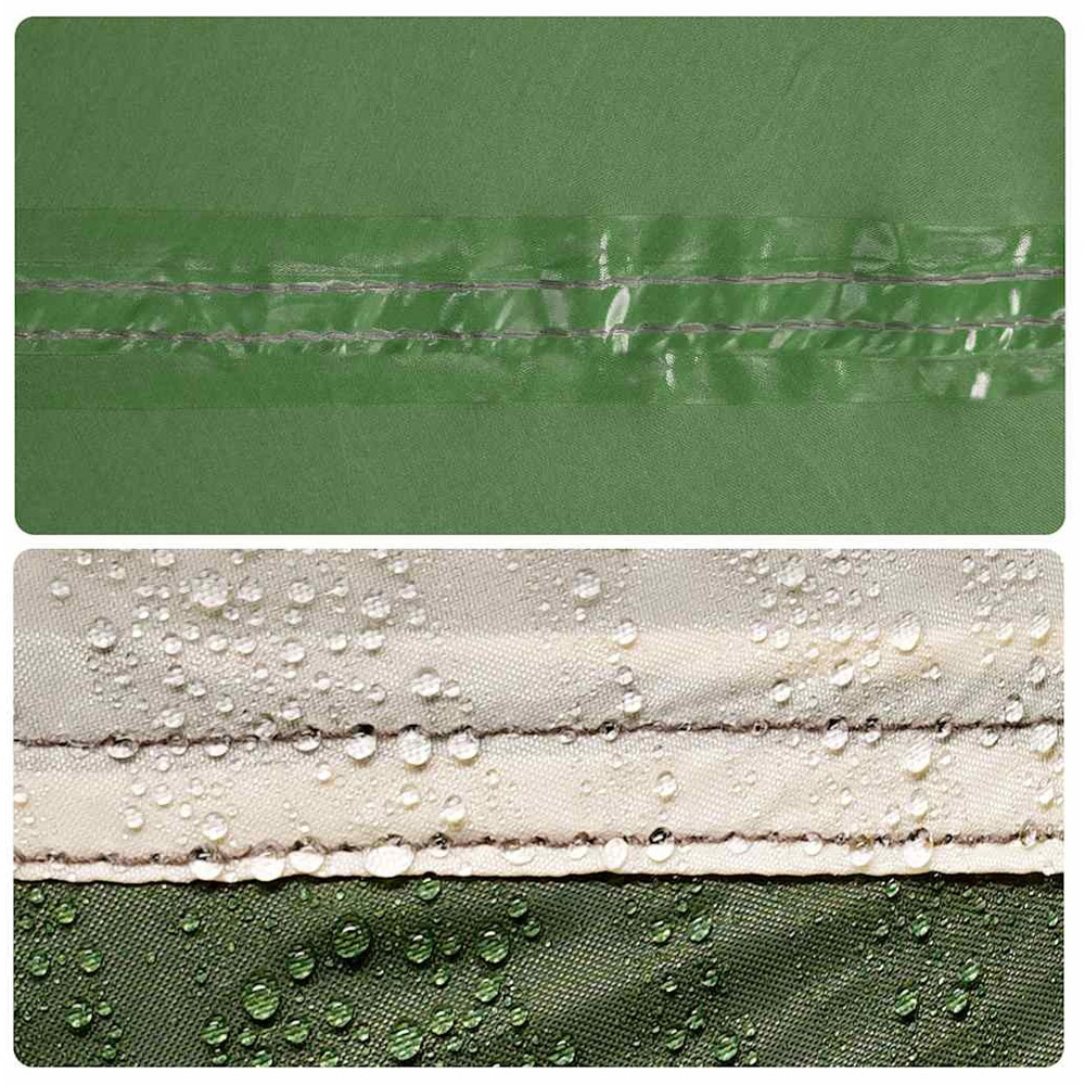 Walplus Waterproof Polyester Camping Tarp Shelter Green 2.1 x 3.8 x 4.3m Image 7