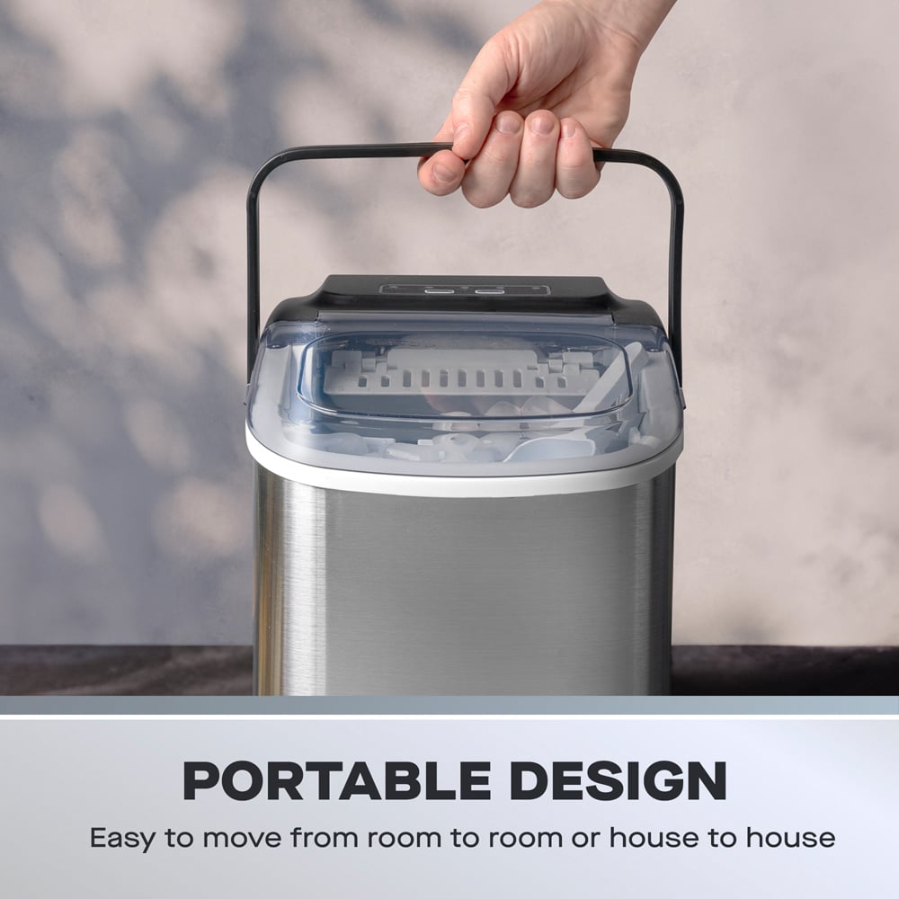 Daewoo SDA2693GE Grey Ice Maker 12Kg Image 4