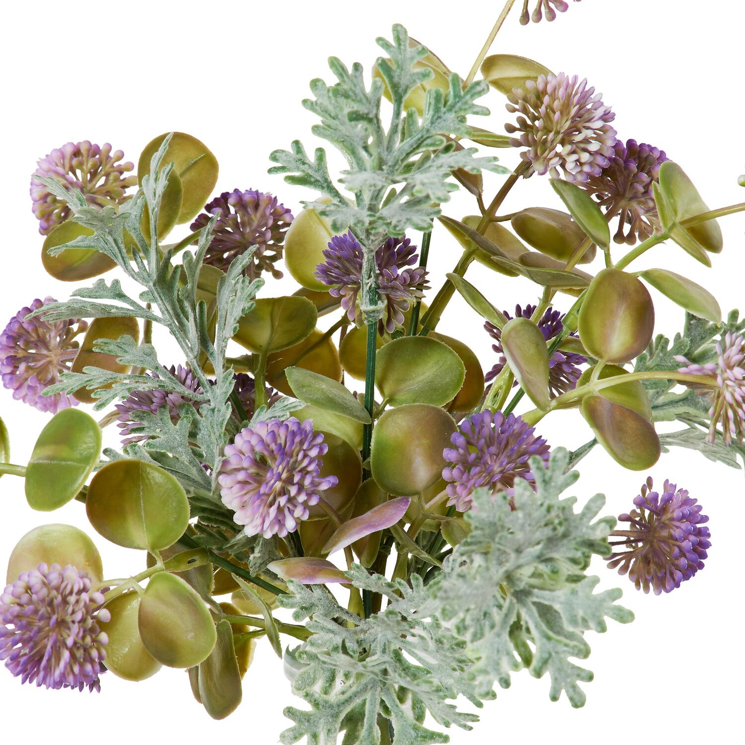 Chrysanthemum Glass Arrangement - Purple Image 2