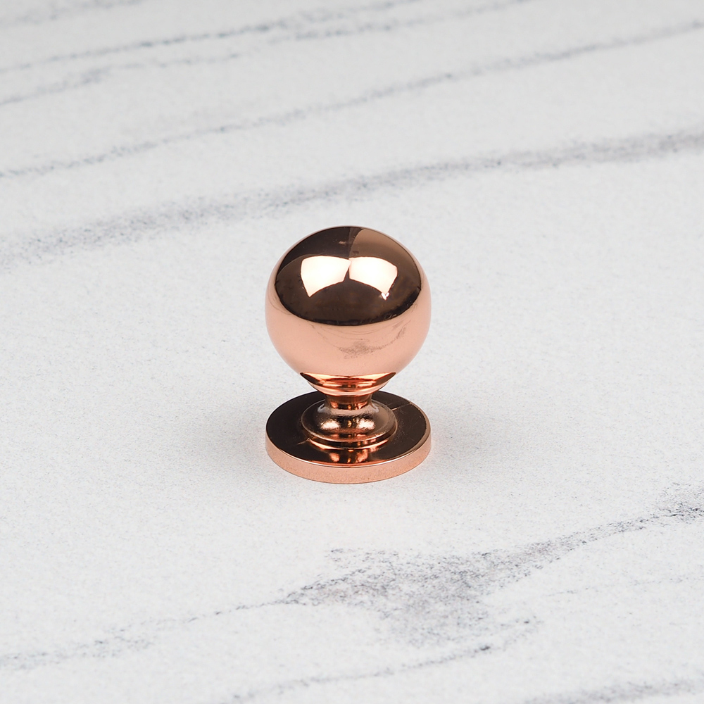 Handle & Home Rose Gold Copper Knob 31mm Image 2