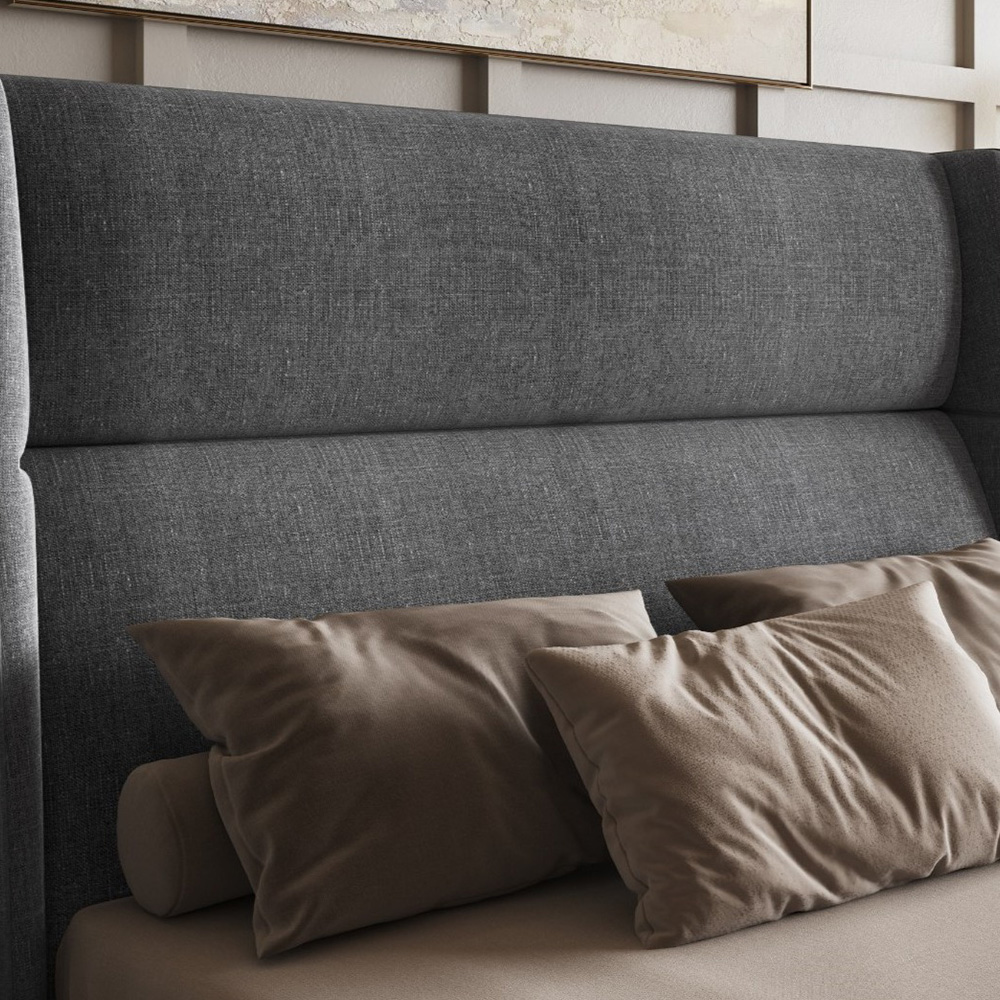 Flair Rumba King Size Fabric Ottoman Bed Image 4