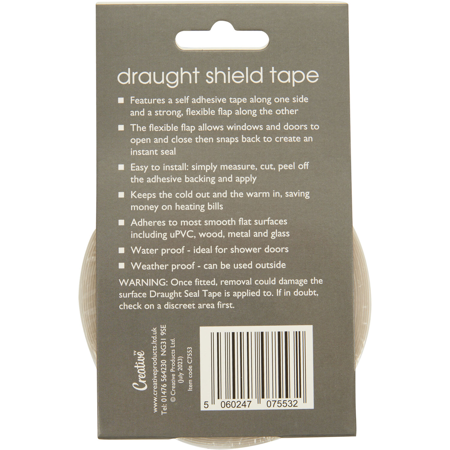 Draught Shield Tape - 10m Image 5