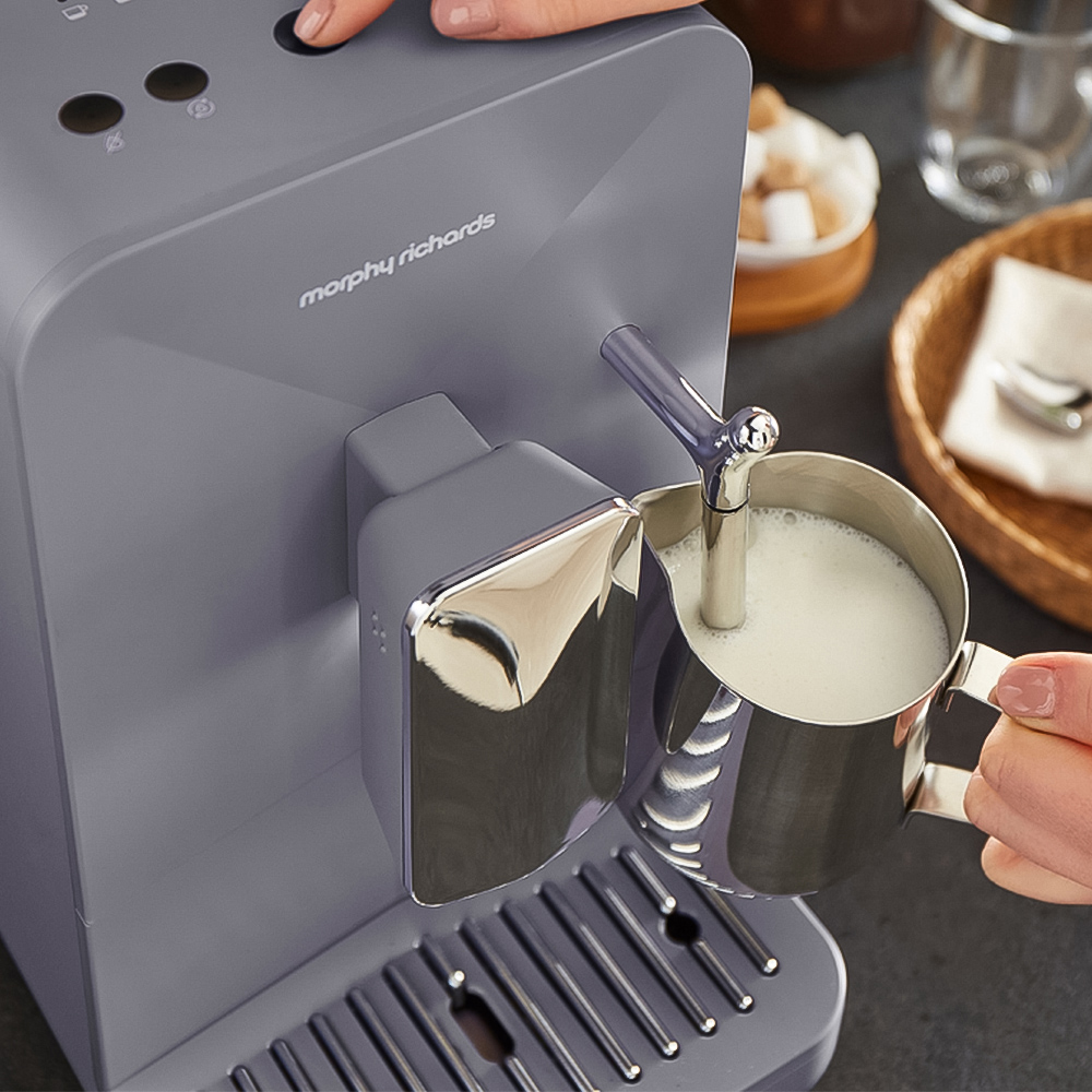 Morphy Richards Roava Grind and Sip 173501 Stone 1.5L Fully Automatic Coffee Machine Image 8